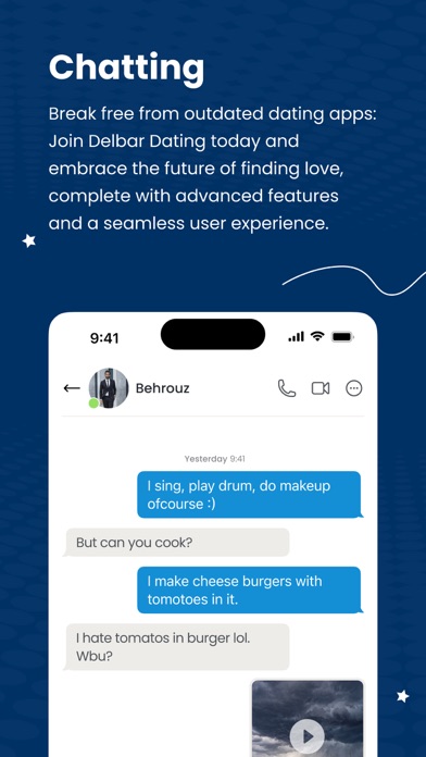 Delbar Dating Screenshot