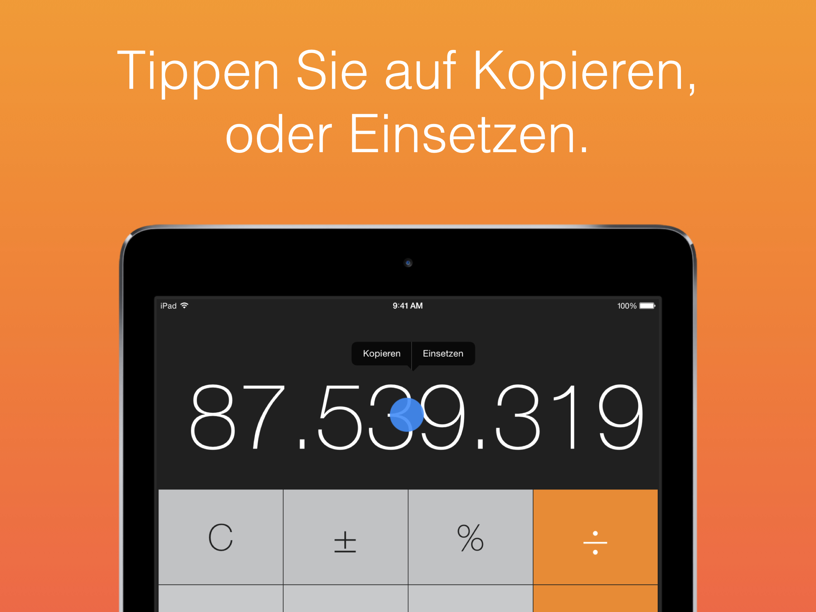 Rechner HD für iPad