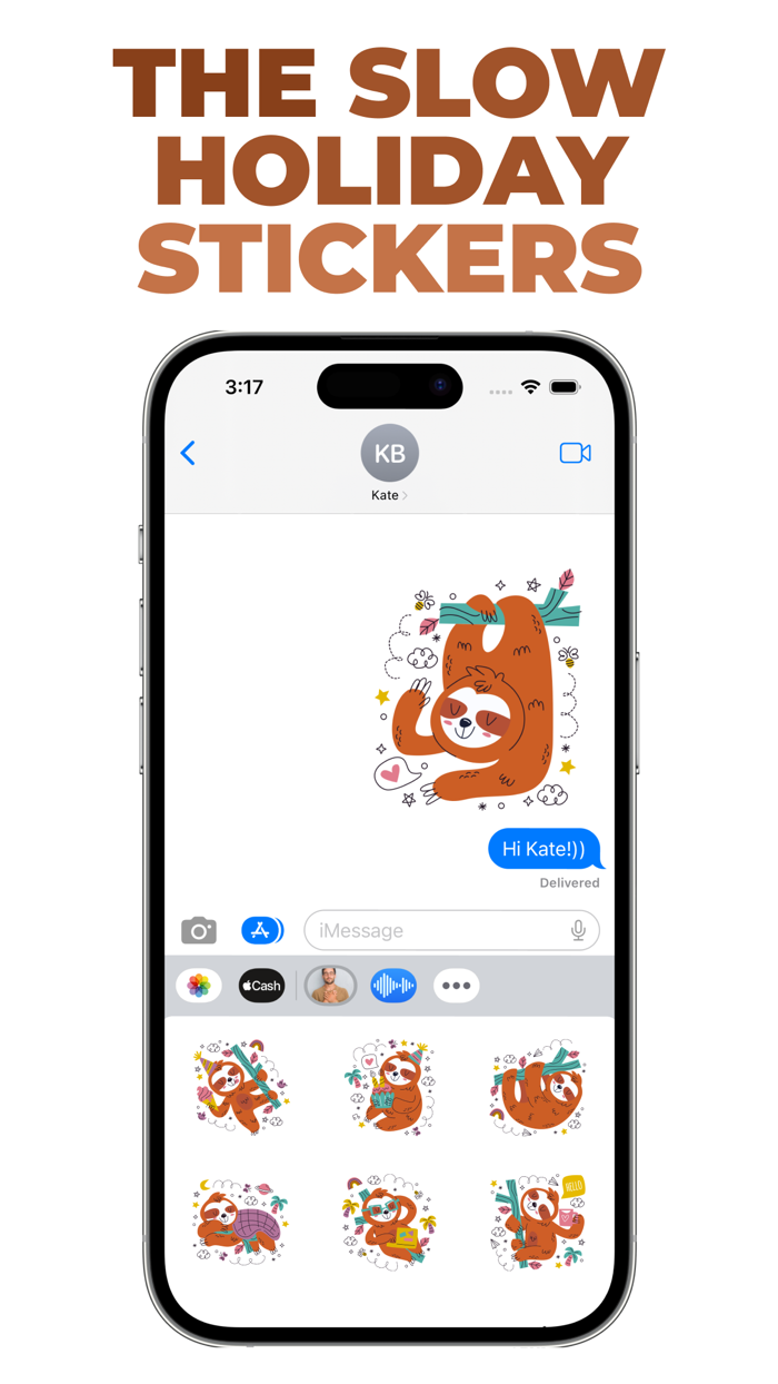 The Slow Holiday stickers