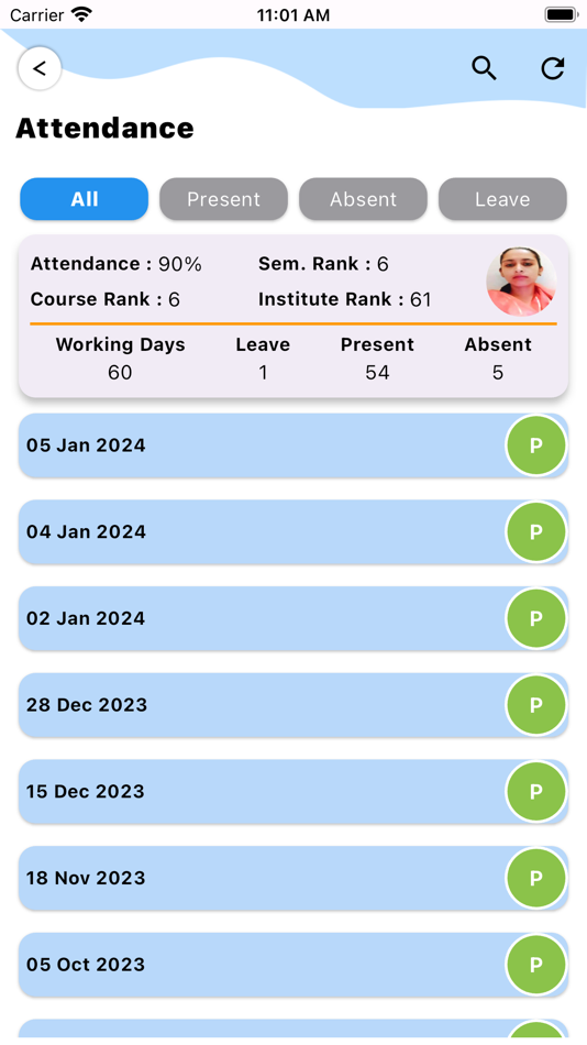 #3. Student's Application (iOS) Podle: ptc circle