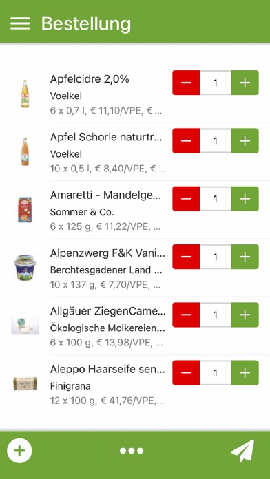 Kornkraft BestellApp Screenshot