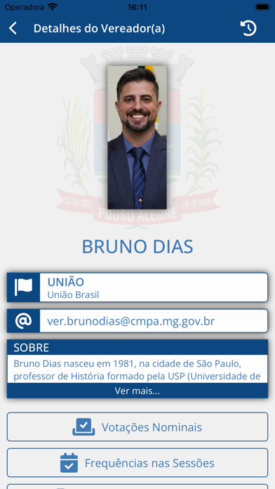 Câmara Municipal Pouso Alegre Screenshot