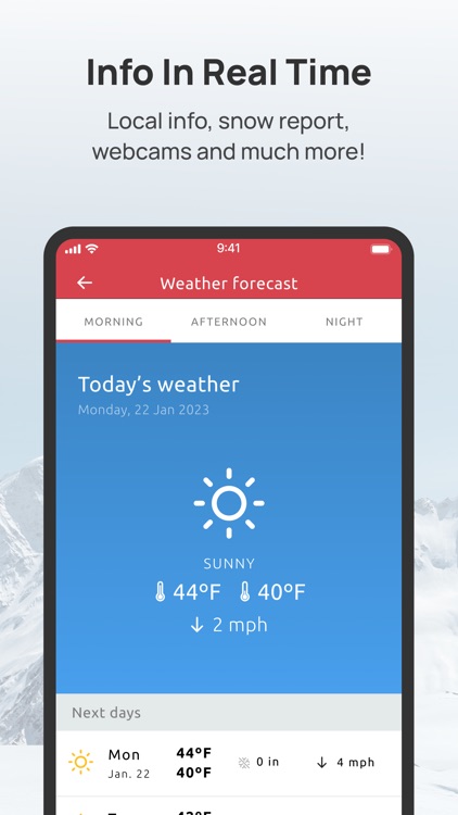 Cerro Castor Snow App