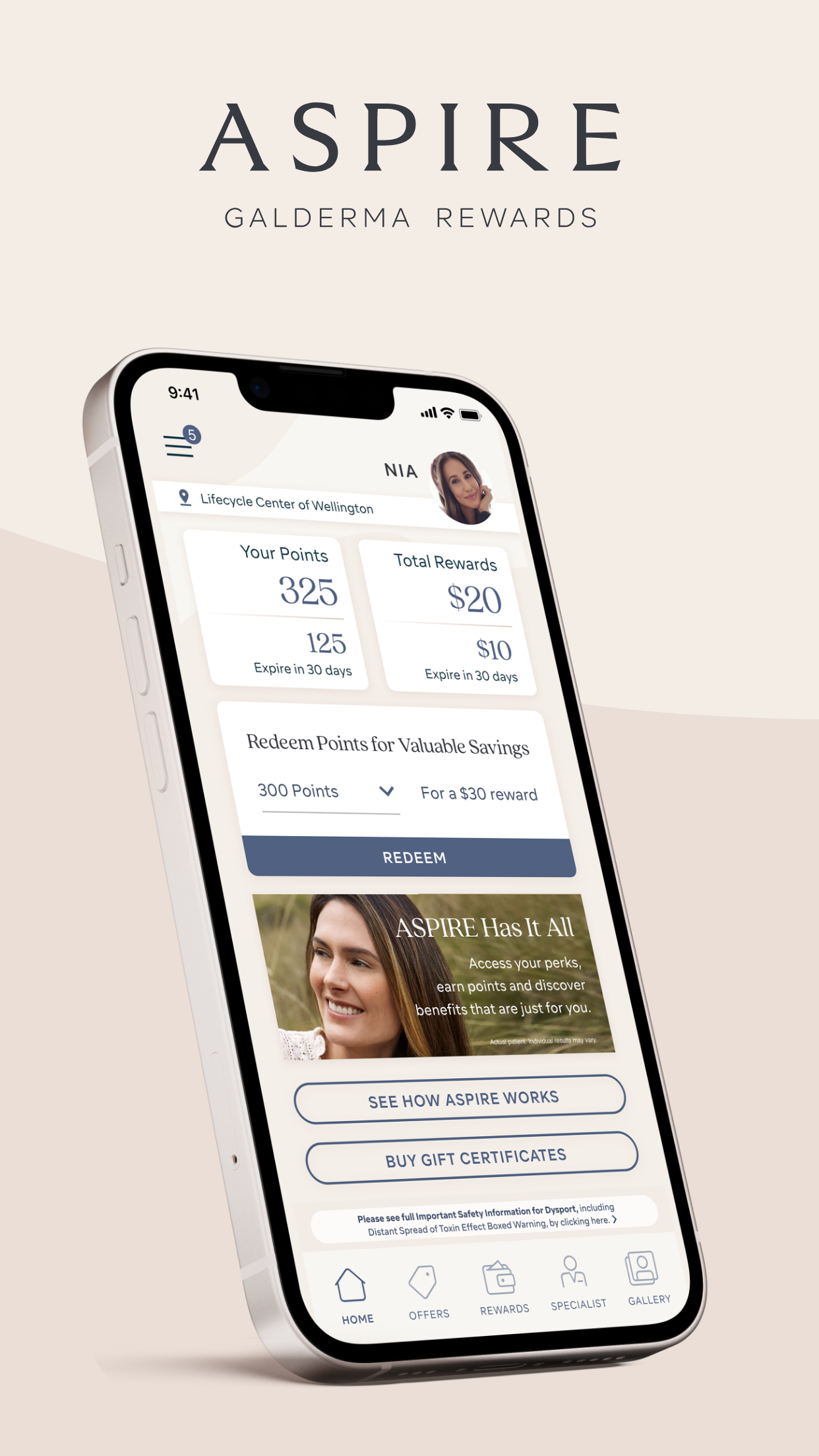 ASPIRE Galderma Rewards screenshot 1
