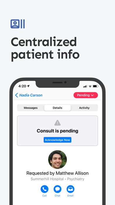 Aly Telehealth Screenshot