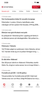 TV4 Nyheterna screenshot #3 for iPhone
