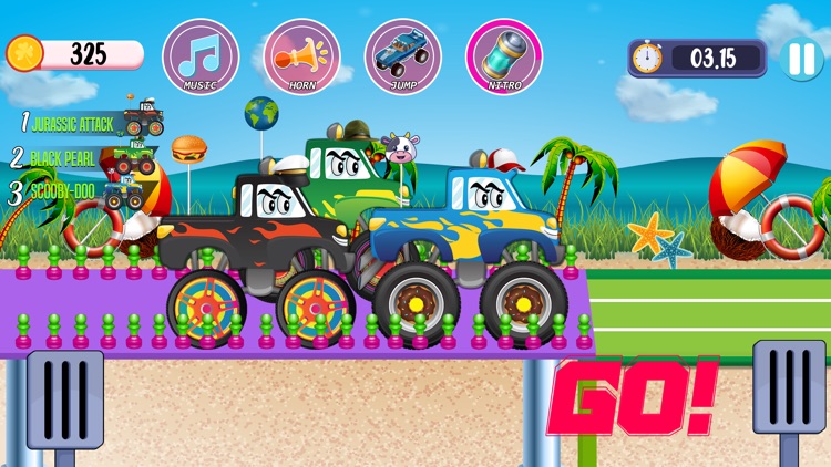 Monster Trucks Stunt Race Game screenshot-3