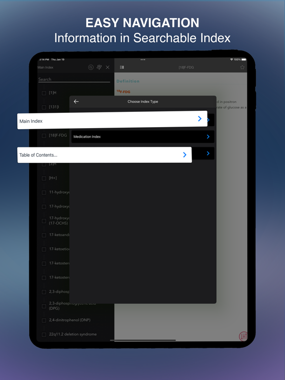 Mosby's Pocket Dictionary iPad screenshot 4 - Medical app