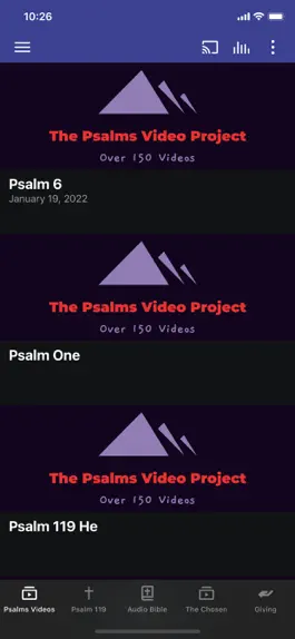 Game screenshot The Psalms Video Project mod apk