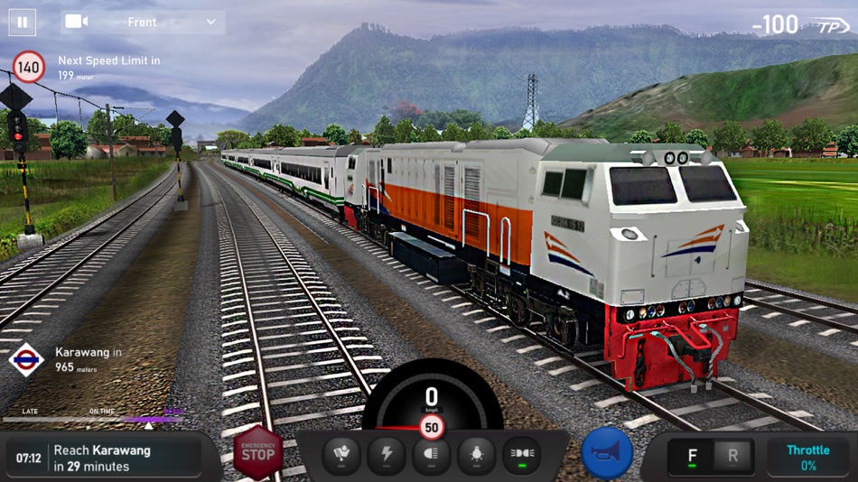 #3. Indonesian Train Simulator (iOS) 由: Highbrow Interactive