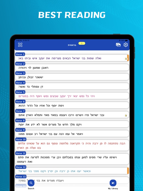 Screenshot #5 pour Hebrew Bible.
