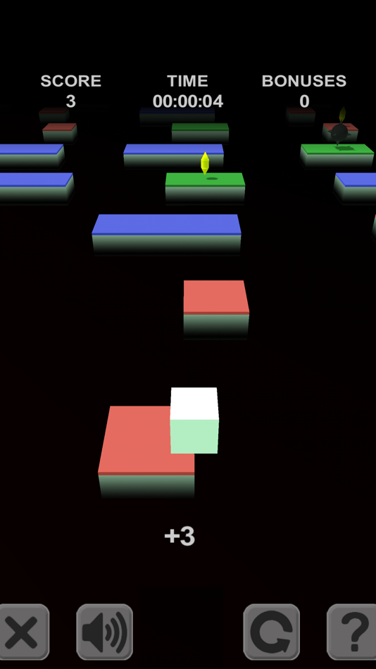 #8. Cube Jump. 3D platforms (iOS) 由: Ruslan Goncharenko
