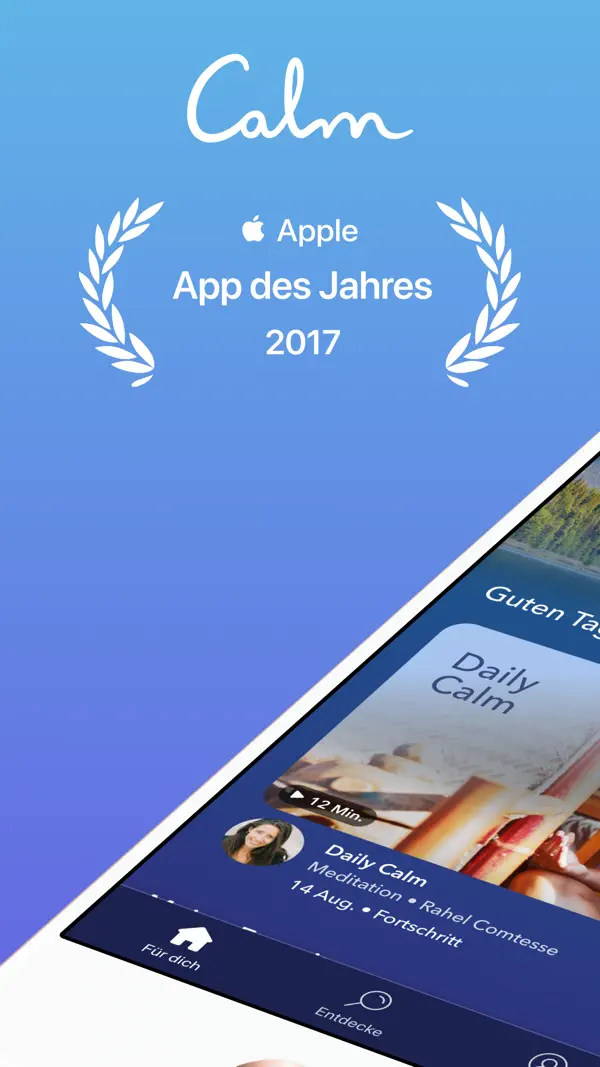 Calm: Meditation und Schlaf Screenshot 1