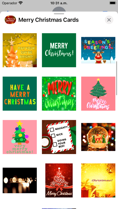 Merry Christmas Animated Cards Screenshot