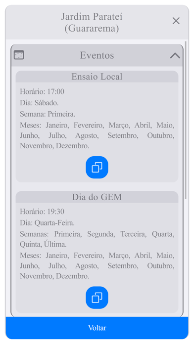 Musical Events Santa Isabel Screenshot