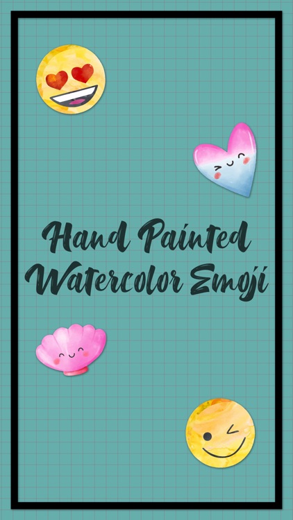 Hand Painted Watercolor Emoji