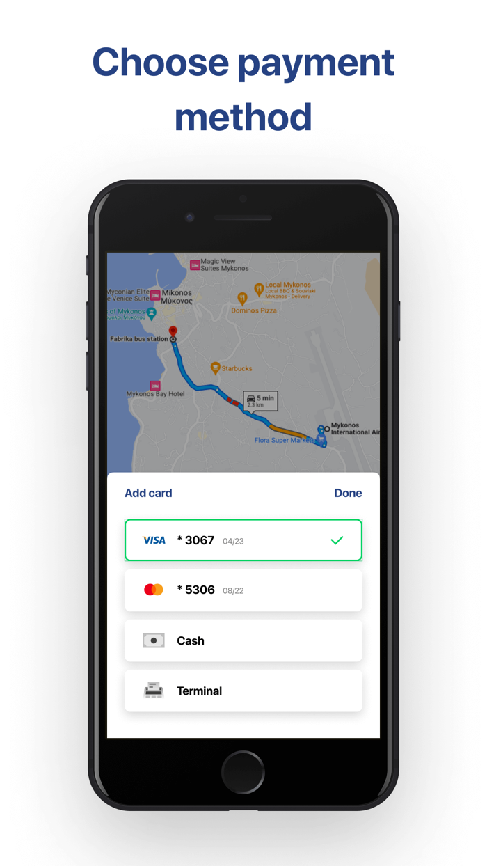 Aegean Taxi Ride app