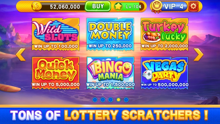 USA Lucky Lottery Scratchers