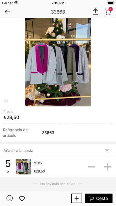 Muii moda textil Screenshot
