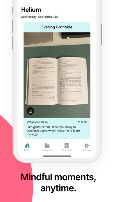 Helium - Daily Gratitude Screenshot