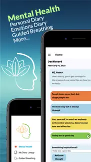 thought diary - mental health iphone screenshot 1