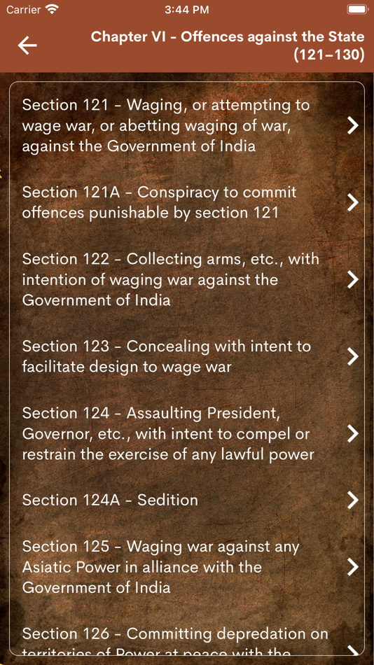 #2. Indian Penal Code - IPC (iOS) 由: Gorasiya Vishal Nanjibhai
