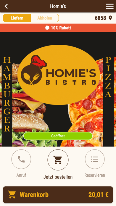 Homie`s Bistro Screenshot