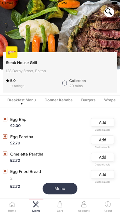Steak House Grill Screenshot