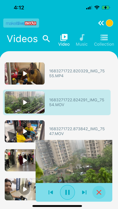 Media Player by Makeitlive Screenshot