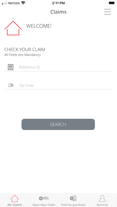 El Dorado Warranty Service Screenshot
