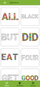 Sight Words Color By Number screenshot #2 for iPhone