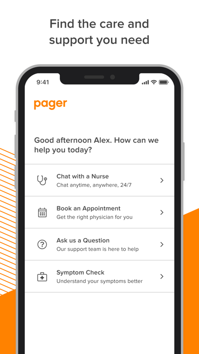 Pager: Chat for Care Screenshot