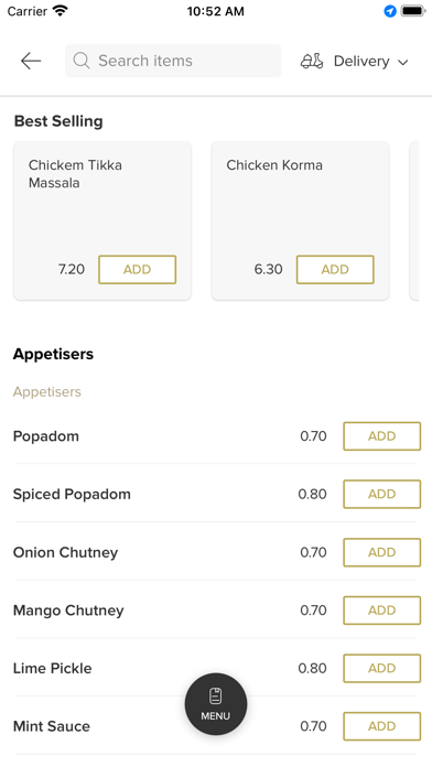 Meem Indian Takeaway Screenshot