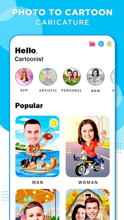 Color Cartoon Caricature Maker