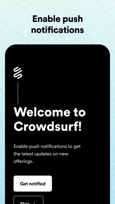 Crowdsurf: Invest in Creators Screenshot