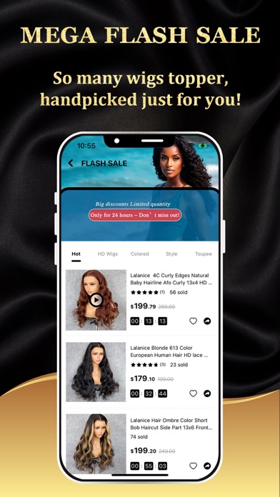 lalaNice - Human hair wigs Screenshot