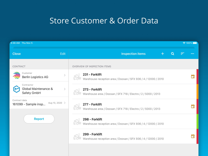 Safety Inspection OSH DGUV