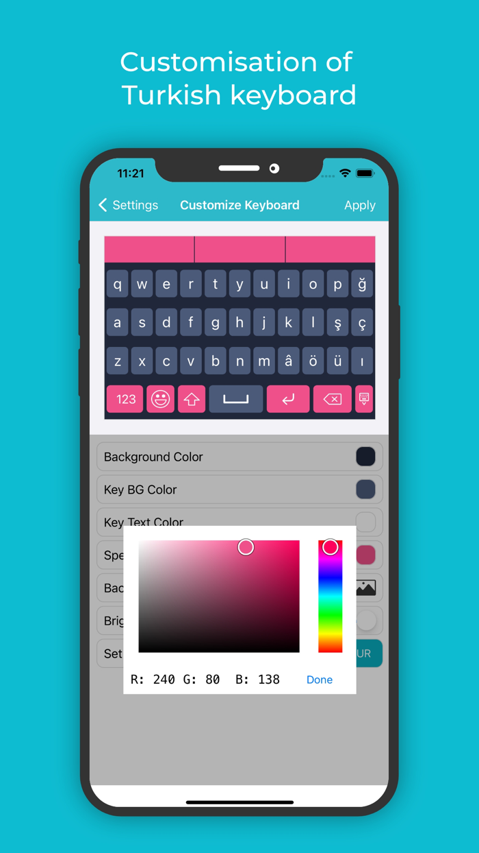 Turkish Keyboard  Translator