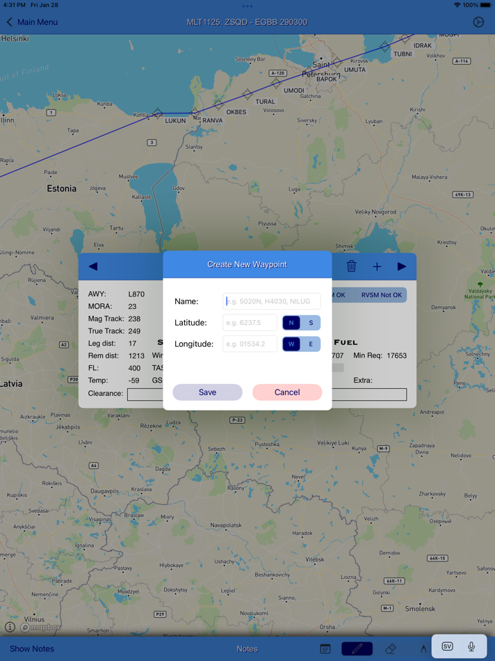 #3. Flight Briefing (iOS) Podle: Johan Bergsee