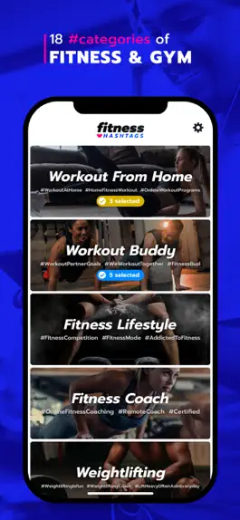 Game screenshot Fitness Hashtags App apk