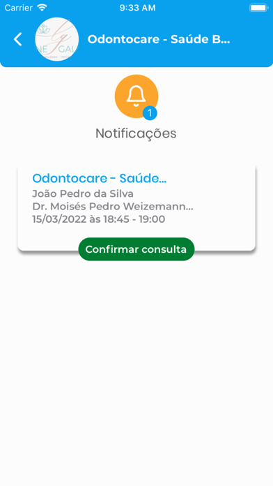 SanteOdonto App Paciente Screenshot
