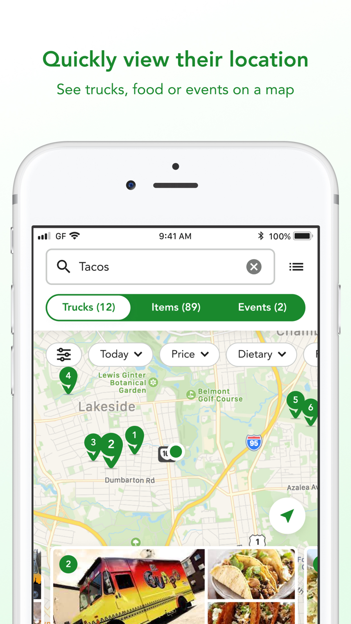 Goodfynd Find food trucks