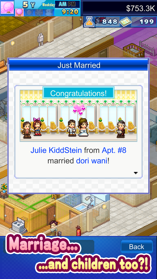 #2. Dream House Days (iOS) By: Kairosoft Co.,Ltd