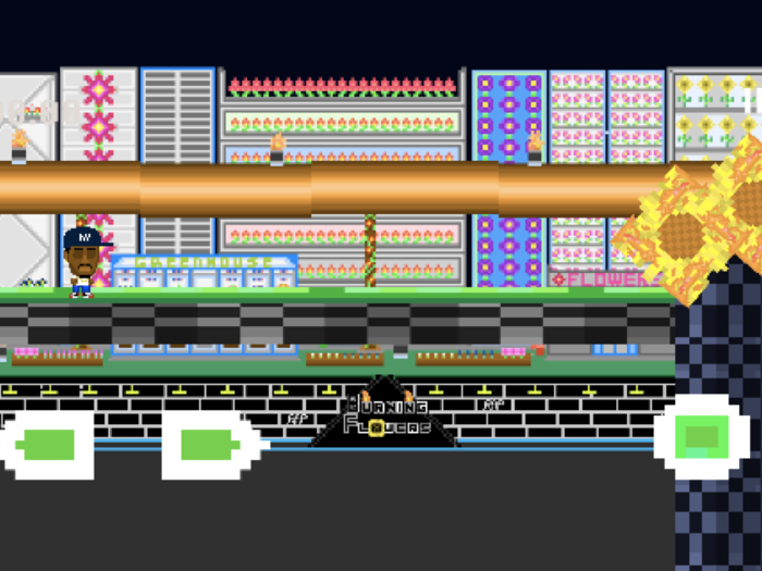 Burning Flowers Retro