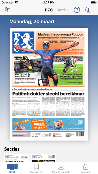 Screenshot #1 pour PZC - Digitale krant