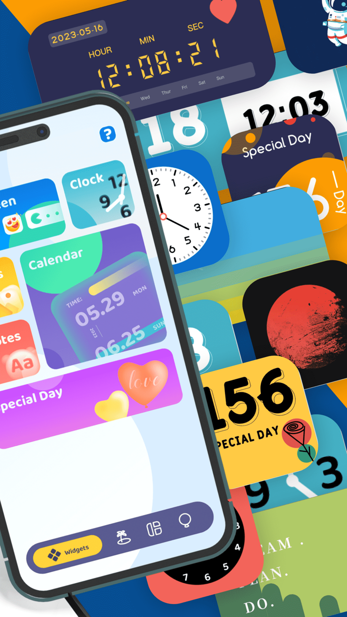Marge Color-App widget and Walls