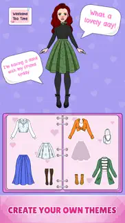sweet paper doll: dress up diy iphone screenshot 1