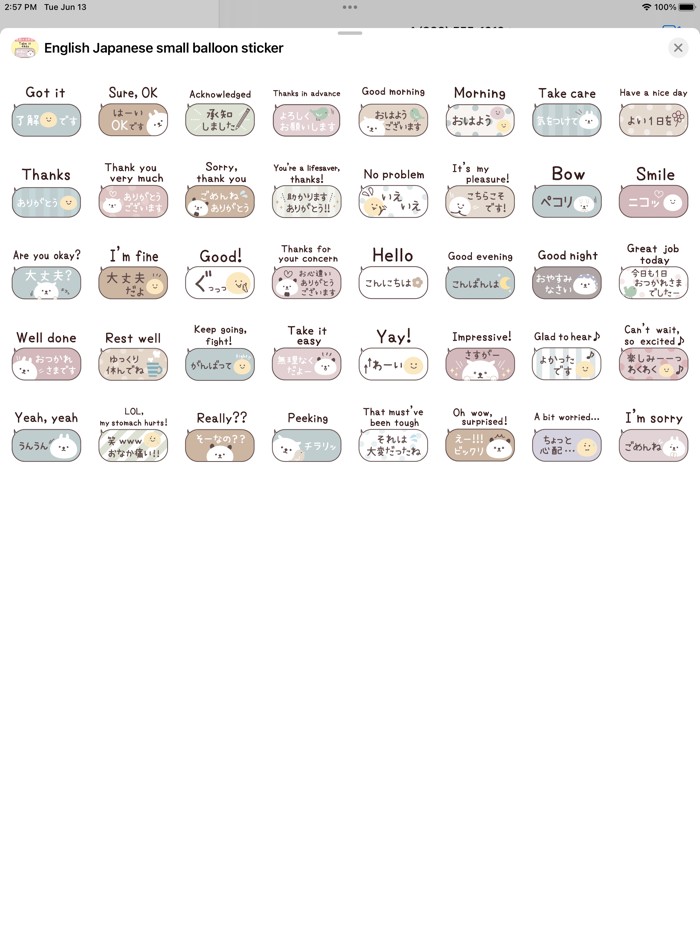 English Japanese small balloon