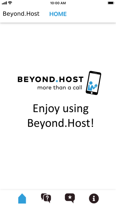 Beyond.Host Participant App Screenshot