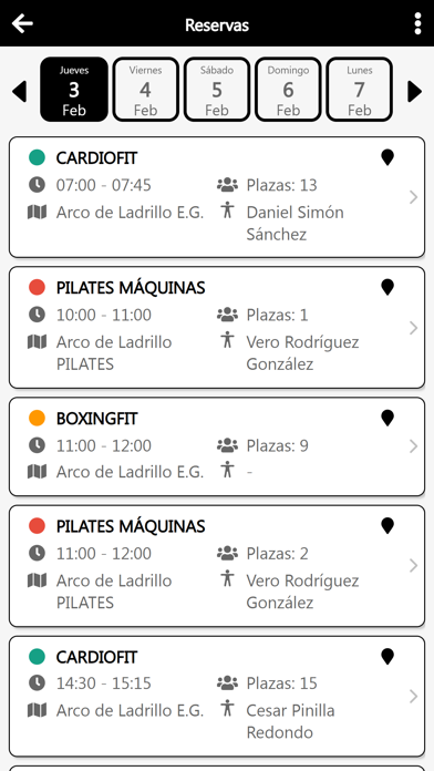 DS Fitness Club Screenshot